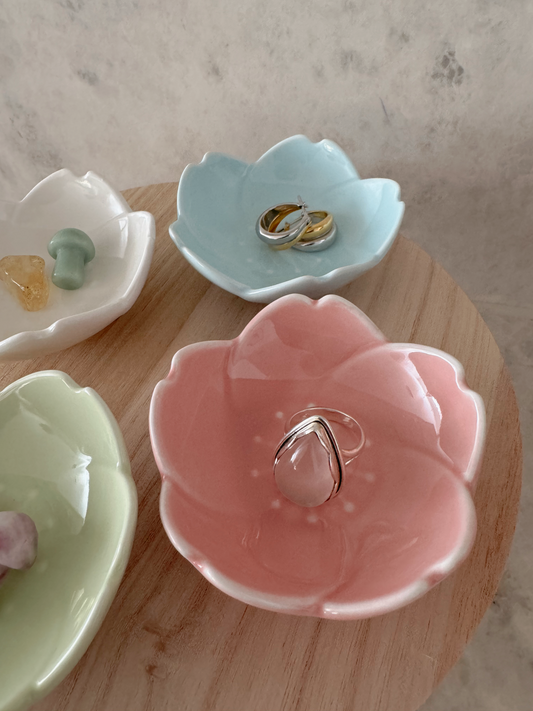 Little Flower trinket dishes