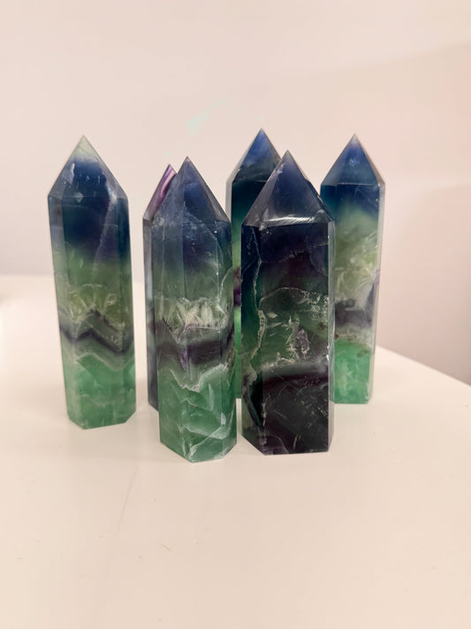 Rainbow Fluorite Towers