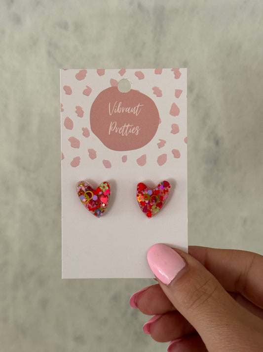 Heart Studs