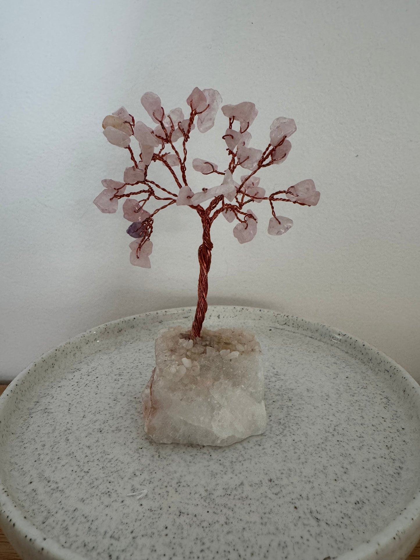 Rose Quartz Gem Tree