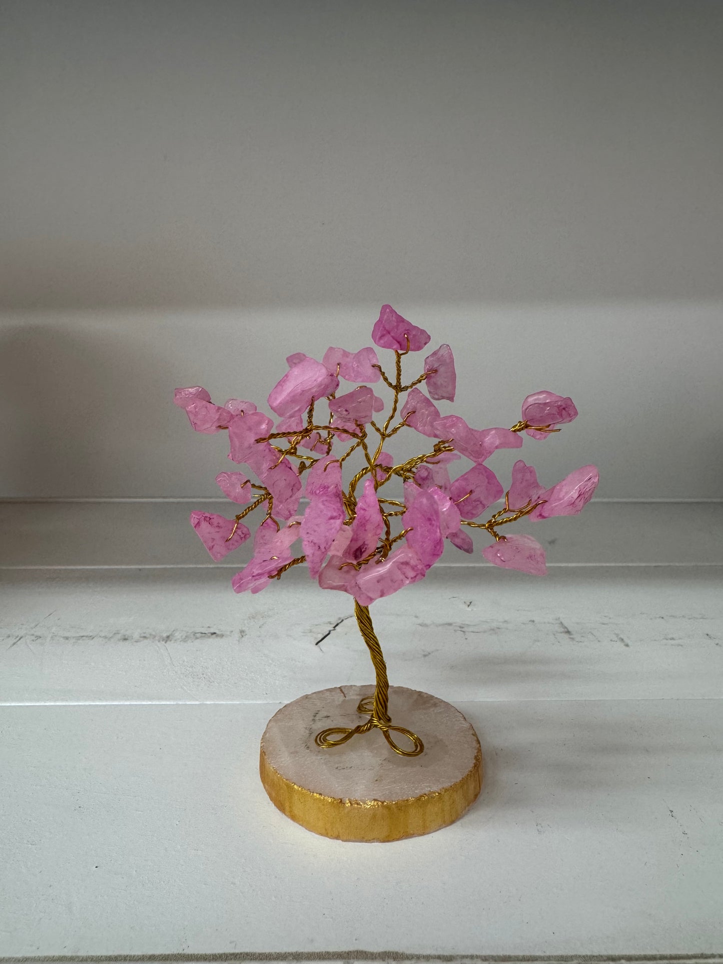 Rose Quartz Gem Tree