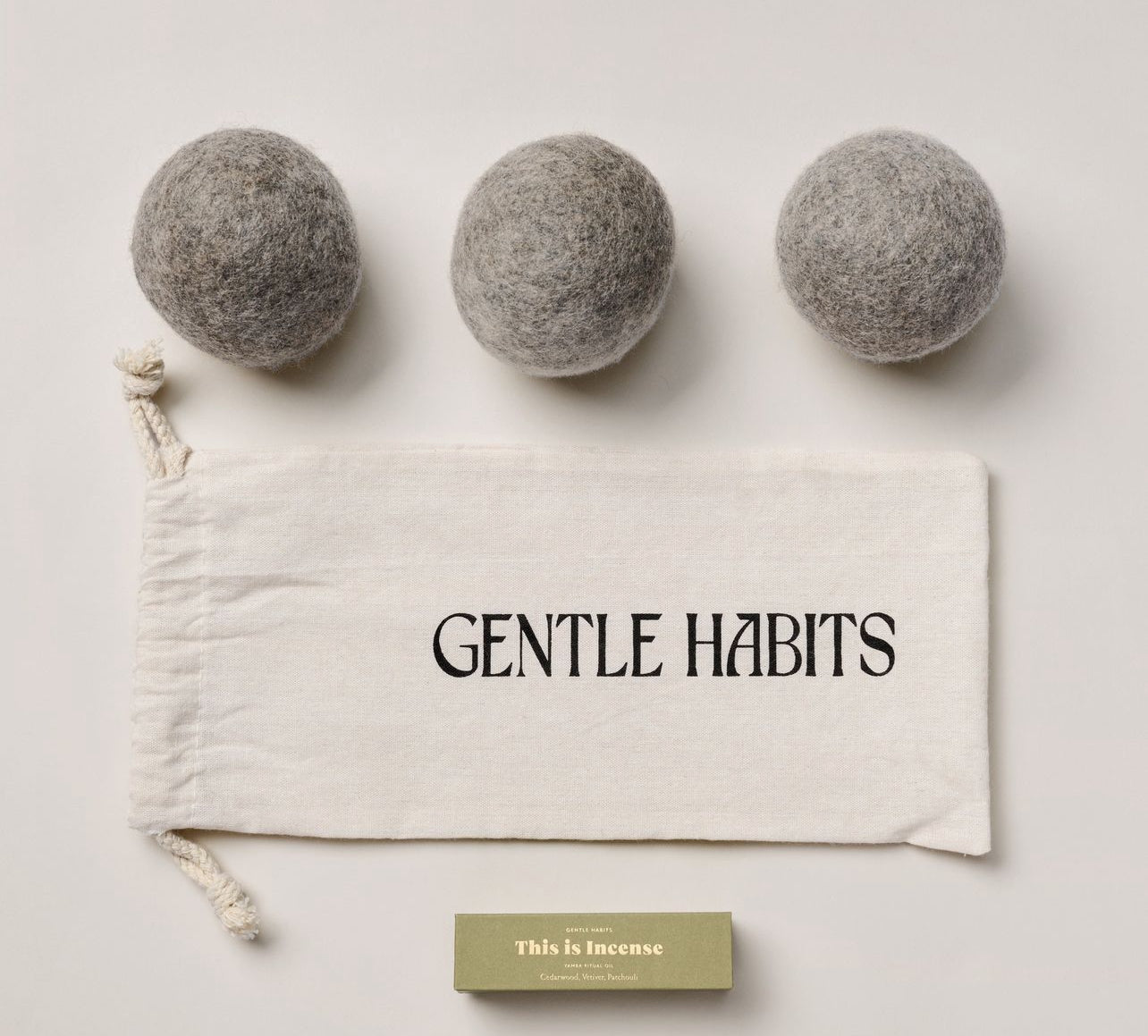 This is gentle habits - Dryer Wool Balls