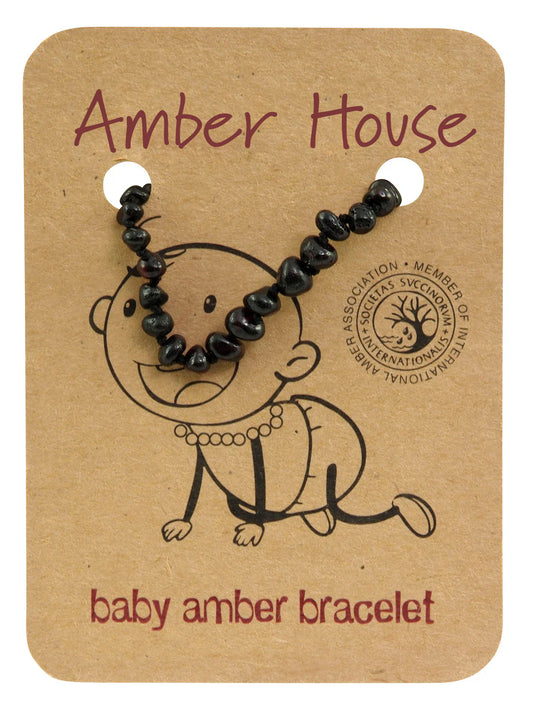 Cherry Amber Bracelet/ Anklet - Baby