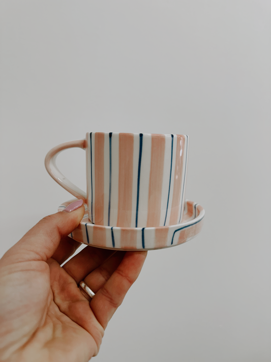 Stripe Mug Set