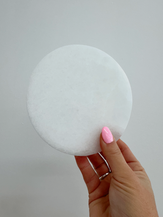 Round Selenite Charging Plate