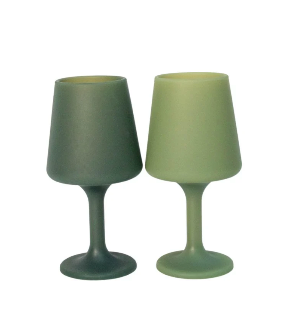 Sage + Olive | Swepp | Silicone Unbreakable Wine Glasses